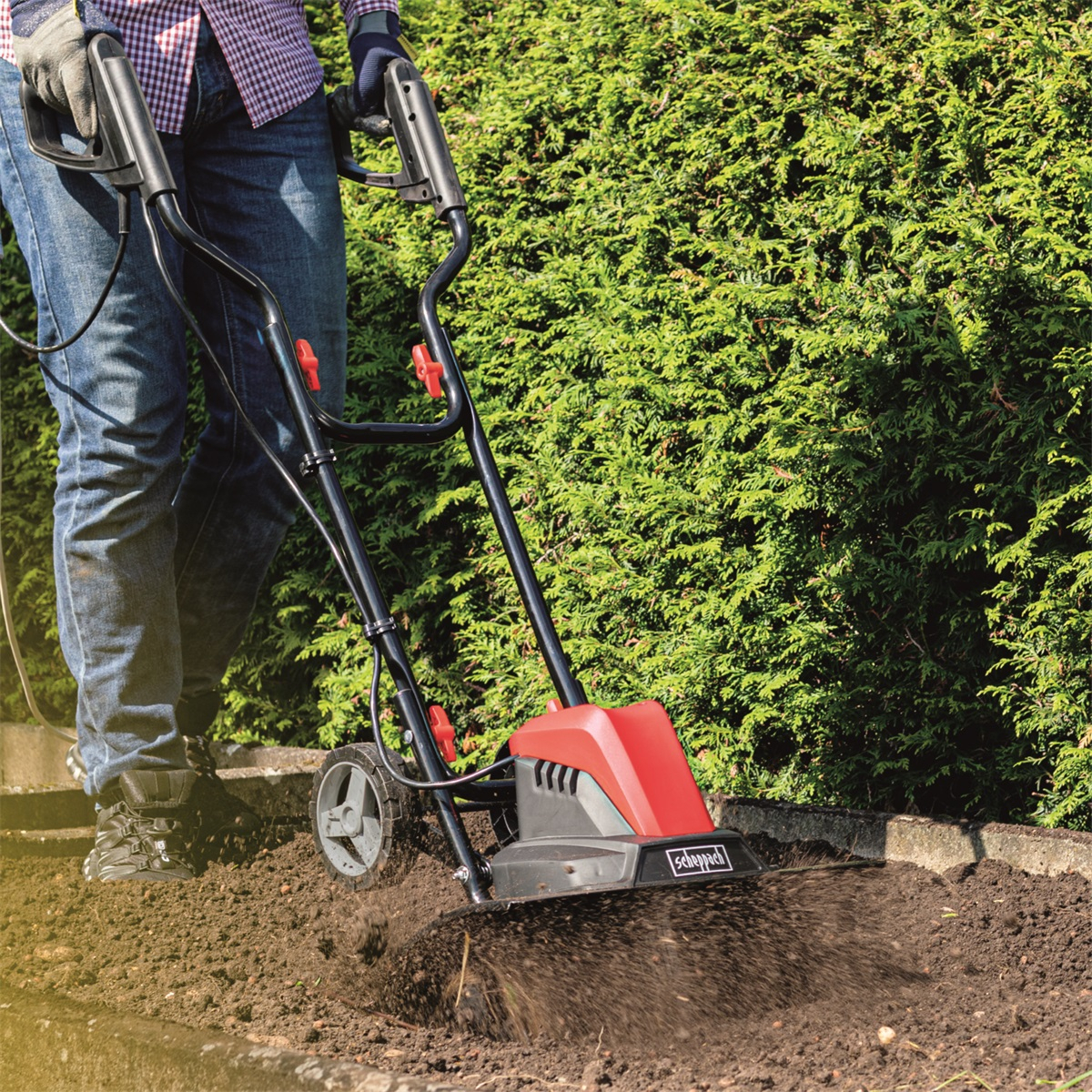 Scheppach MTE 460 kultivátor 1500 W-os villanymotorral Előnézet 