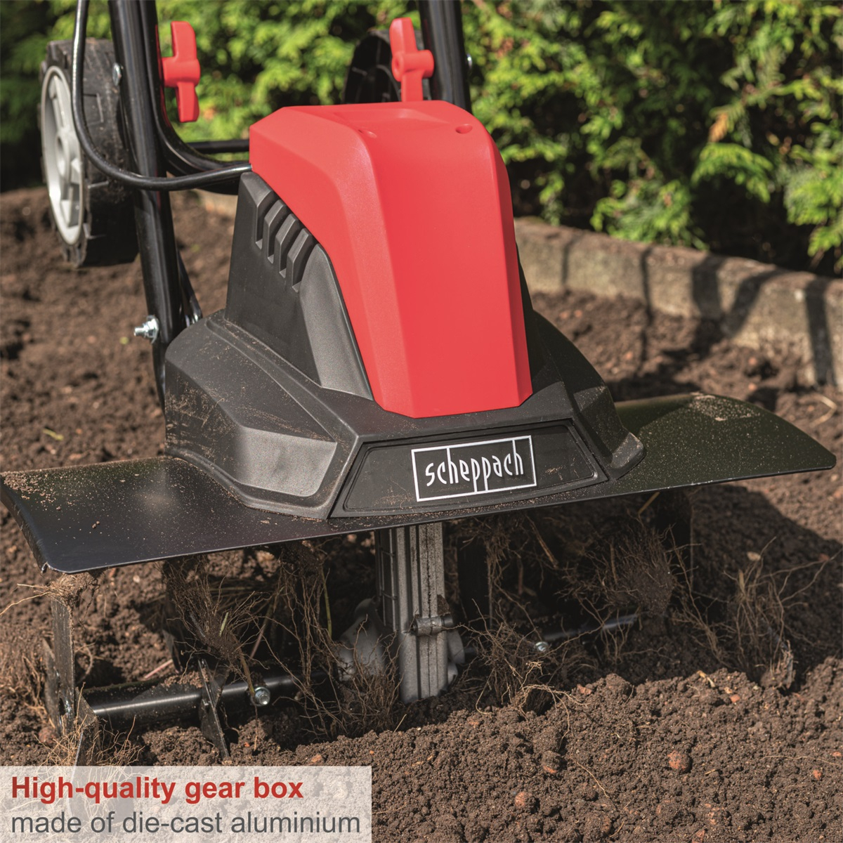 Scheppach MTE 460 kultivátor 1500 W-os villanymotorral Előnézet 