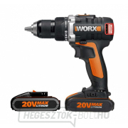 Akkus fúrócsavarhúzó WORX Orange WX175 - Li-Ion 20V 2*2.0 Ah, 1 óra Előnézet 