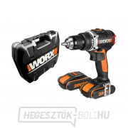 Akkus fúrócsavarhúzó WORX Orange WX175 - Li-Ion 20V 2*2.0 Ah, 1 óra náhled