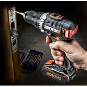 Akkus fúrócsavarhúzó WORX Orange WX175 - Li-Ion 20V 2*2.0 Ah, 1 óra náhled