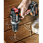 Akkus fúrócsavarhúzó WORX Orange WX175 - Li-Ion 20V 2*2.0 Ah, 1 óra náhled