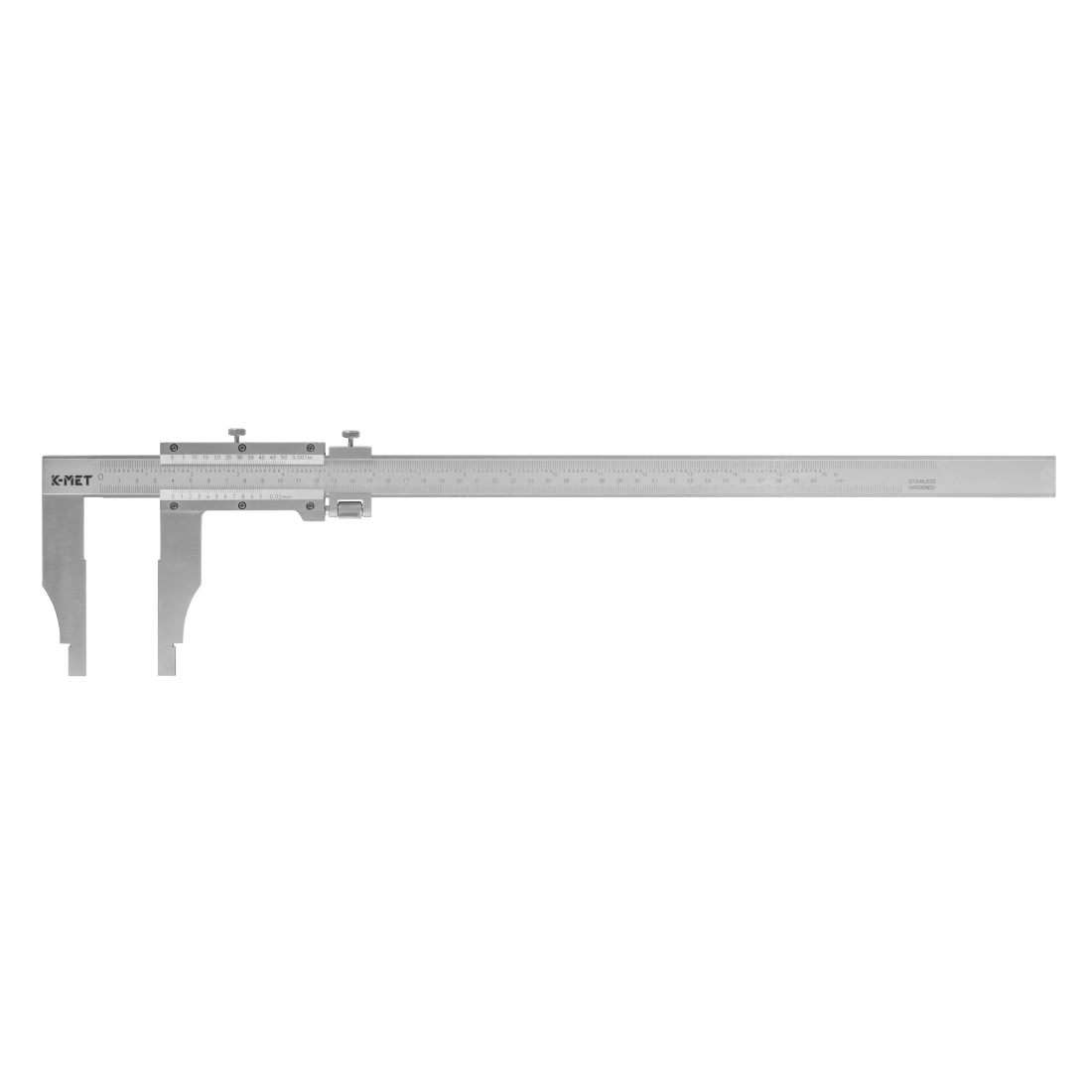 Tolómérő mm-es és hüvelykes skálával KINEX 2000 mm, 0,05+1/128inch, 125 mm, ČSN 25 1231