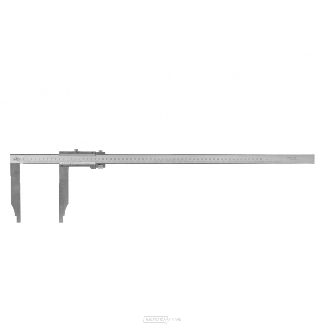 Féknyereg finombeállítással KINEX 2000 mm, 200 mm, 0,05 mm, DIN 862