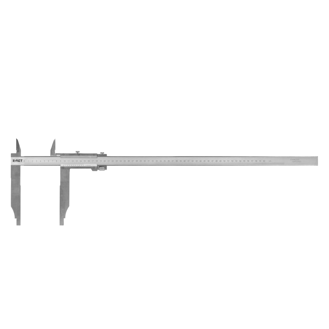 Féknyereg finombeállítással KINEX 1500 mm, 200 mm, 0,05 mm, felső késekkel, ČSN 25 1231, DIN 862