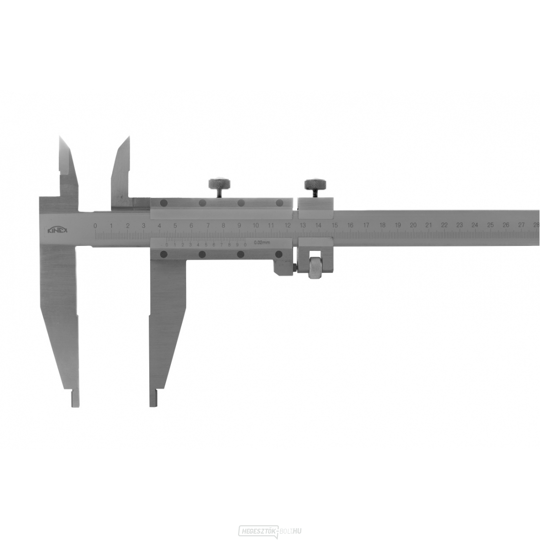 KINEX csúszó mérleg 2000 mm, 200 mm, 0,05 mm, felső késekkel, ČSN 25 1234, DIN 862