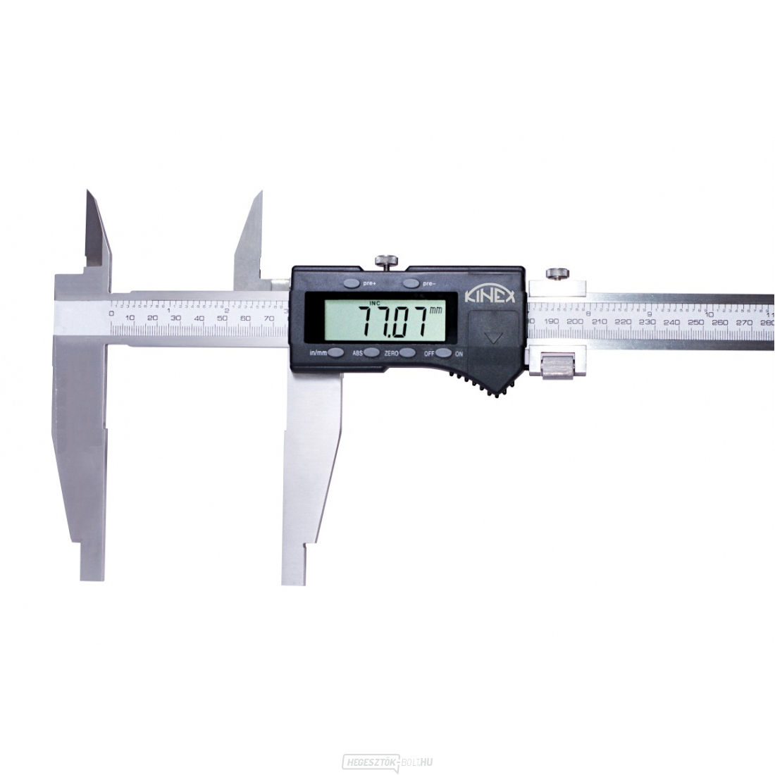 Digitális tolómérő felső késekkel KINEX 2000/150/0,01 mm, DIN 862