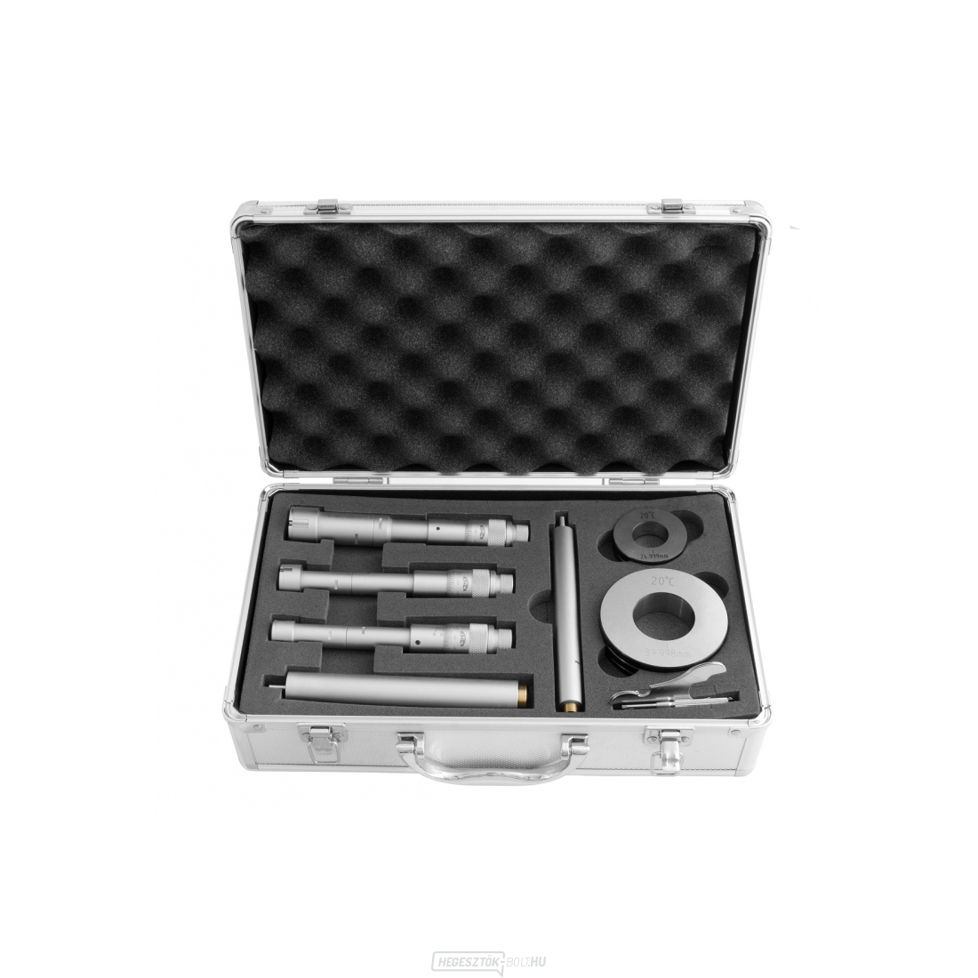Hárompontos mikrométer készlet (üregmérők) KINEX 20-40 mm, 0,005 mm, DIN 863, IP 54