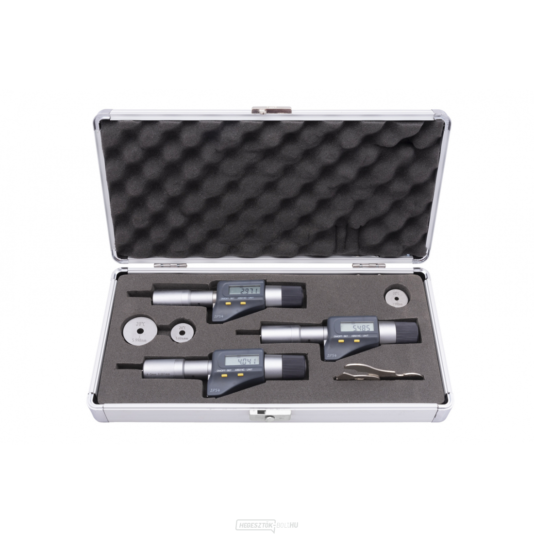 Digitális hárompontos mikrométer készlet (üregmérők) KINEX - 3-6 mm, DIN 863, IP 54