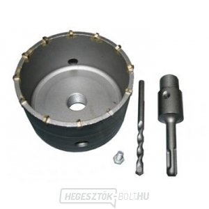 Ütvefúrófej 100mm átmérőjű 110mm SDS szárral  Ütvefúrófej 100mm átmérőjű 110mm SDS szárral  gallery main image