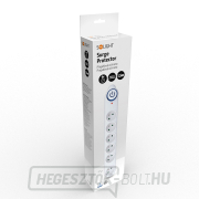 Solight túlfeszültségvédő, 150J, 6 aljzat, 1,5m, fehér Előnézet 