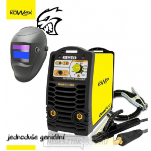 KOWAX® GeniArc®160 MMA/TIG hegesztő inverter SET I - 3m Kukla kábelek