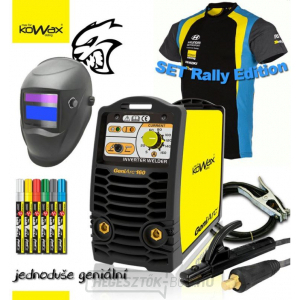 KOWAX® GeniArc®160 MMA/TIG hegesztő inverter RALLY EDITION SET II - 3m kábelek Kukla GenFIX FREE RALLY póló - 3m kábelek Kukla GenFIX FREE RALLY póló gallery main image