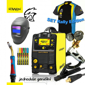 KOWAX GENIMIG 250LCD 4.3 HEGESZTŐ INVERTER MIG/MAG/MMA/TIG + KÁBELEK + PISZTOLY + SZELEP + SISAK + PÓLÓ gallery main image
