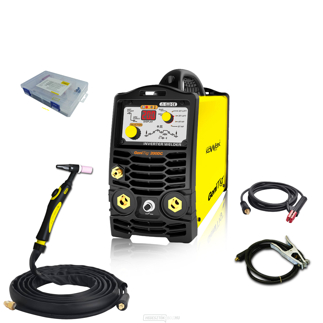 KOWAX GeniTig® 200DC + FÁKLA + KÁBEL