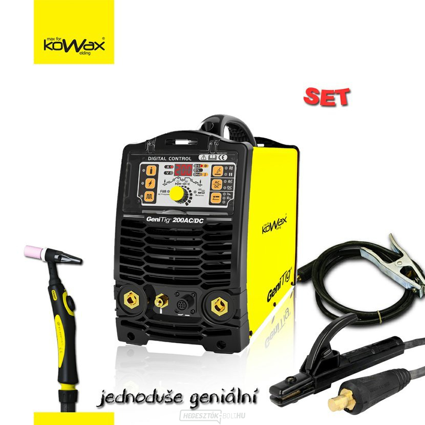 KOWAX GeniTig 200AC/DC HF DC DC TIG/MMA hegesztő inverter gallery main image