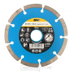 Gyémánt szegmenstárcsa 125x22,2mm Gyémánt szegmenstárcsa 125x22,2mm gallery main image