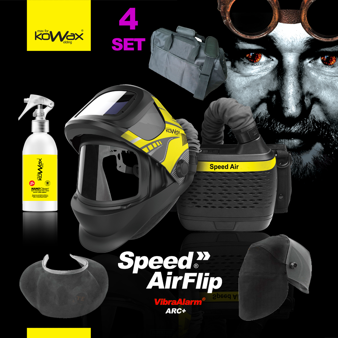 KOWAX Speed Air FLIP SET4 szűrő és szellőztető egység