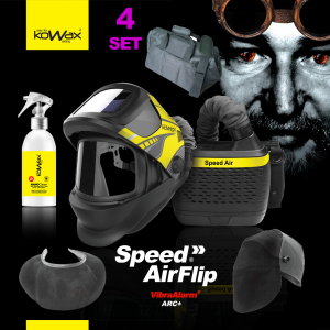 SZŰRŐ ÉS SZELLŐZŐEGYSÉG KOWAX SPEED AIR + KAPCSOLÓZAT FÜGGETŐ ÍV + KAPCSOLÓT TISZTÍTÓ + NYAKVÉDŐ + FEJVÉDŐ + TÁSKA