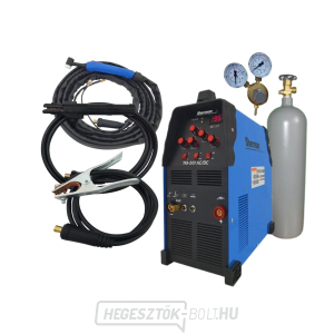 SHERMAN HEGESZTŐ INVERTERES TIG 201 AC/DC + KÁBELEK + PISZTOLY + FELSZERELÉSKÉSZLET + SZELEP + TELI ARGON PALACKOK  SHERMAN HEGESZTŐ INVERTERES TIG 201 AC/DC + KÁBELEK + PISZTOLY + FELSZERELÉSKÉSZLET + SZELEP + TELI ARGON PALACKOK  gallery main image