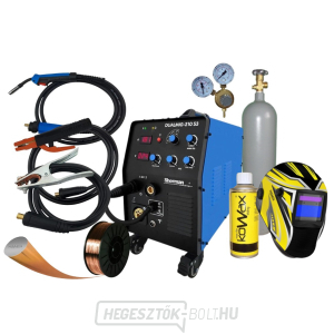 SHERMAN FÉLAUTOMATA HEGESZTŐGÉP DUALMIG 210 S3 + PISZTOLY + KÁBELEK + HEGESZTŐSISAK + SZELEP + DRÓT + SPRAY + TELI CO2 PALACK SHERMAN FÉLAUTOMATA HEGESZTŐGÉP DUALMIG 210 S3 + PISZTOLY + KÁBELEK + HEGESZTŐSISAK + SZELEP + DRÓT + SPRAY + TELI CO2 PALACK gallery main image