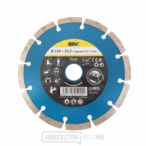 Szuper gyémánt szegmens tárcsa 150x22,2mm  Szuper gyémánt szegmens tárcsa 150x22,2mm  gallery main image