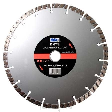 TURBO gyémánttárcsa szegmens 230x22,2mm