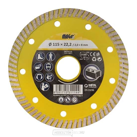 TURBO SPEED 115x22,2mm gyémántkerék