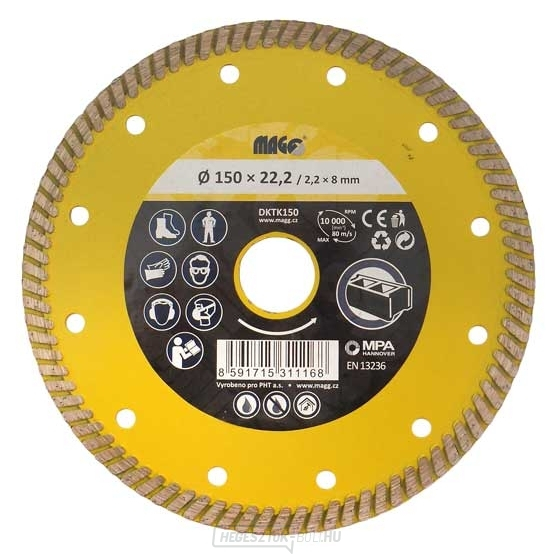 TURBO SPEED 150x22,2mm gyémántkerék