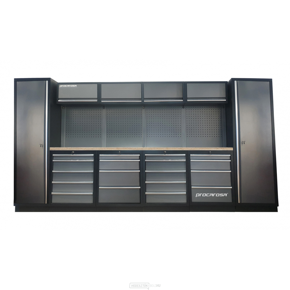 Procarosa PROFESSIONAL L-7 műhelybútor szett Munkalap: fa, Súly: 394,8 kg