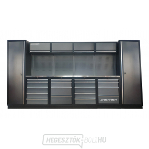 Procarosa PROFESSIONAL L-7 műhelybútor szett Munkalap: rozsdamentes acél, Súly: 410,8 kg Procarosa PROFESSIONAL L-7 műhelybútor szett Munkalap: rozsdamentes acél, Súly: 410,8 kg gallery main image