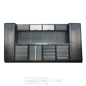 Procarosa PROFESSIONAL L-4 Műhelybútor szett Munkalap: rozsdamentes acél, Súly: 387,7 kg Procarosa PROFESSIONAL L-4 Műhelybútor szett Munkalap: rozsdamentes acél, Súly: 387,7 kg gallery main image