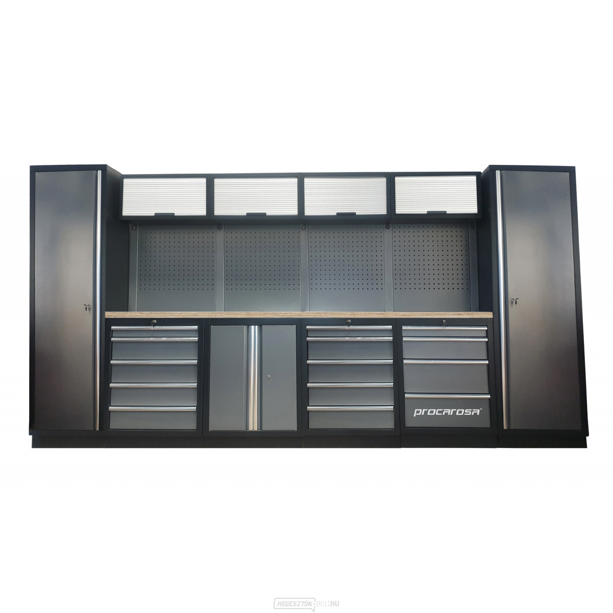 Procarosa PROFESSIONAL L-5 műhelybútor szett Munkalap: fa, Súly: 372,8 kg