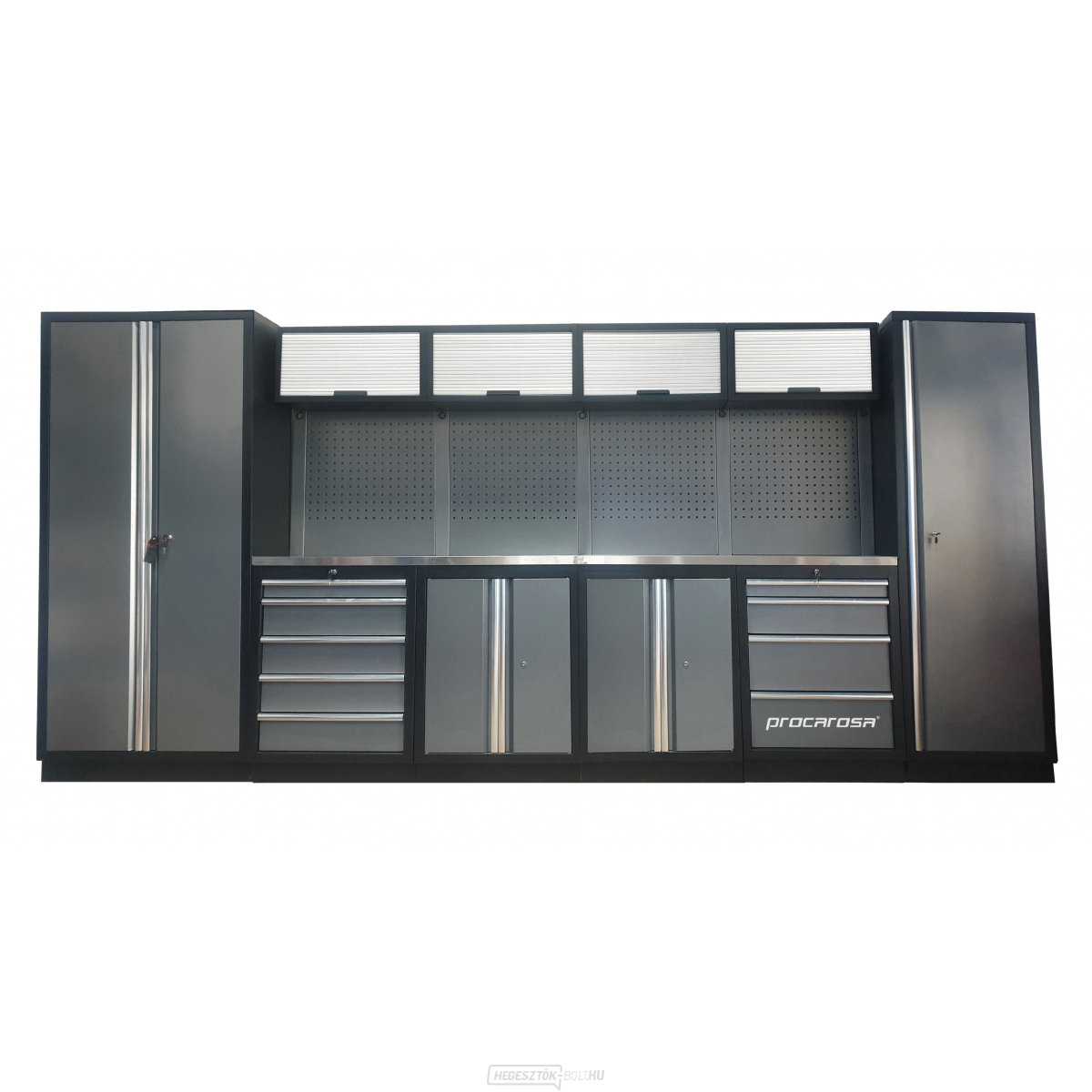 PROCAROSA PROFESSIONAL XL-1 MUNKÁSBÚTOR ÖSSZETÉTEL Munkalap: rozsdamentes acél, Súly: 391,4 kg