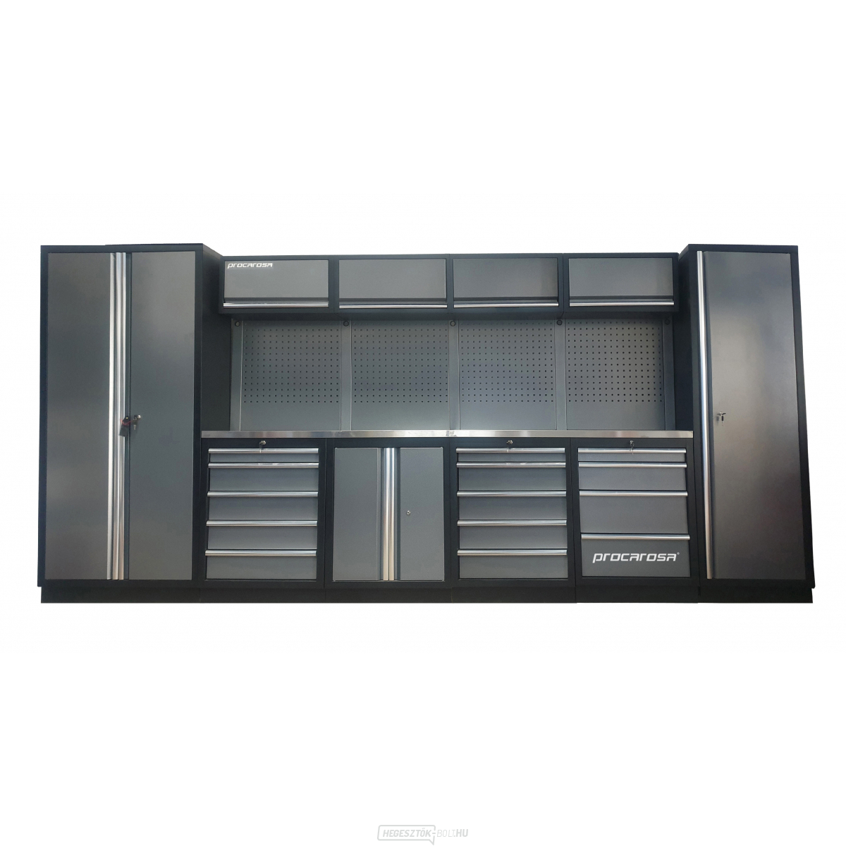 PROCAROSA PROFESSIONAL XL-6 MUNKÁSBÚTOR ÖSSZETÉTEL Munkalap: rozsdamentes acél, Súly: 417, 7 kg