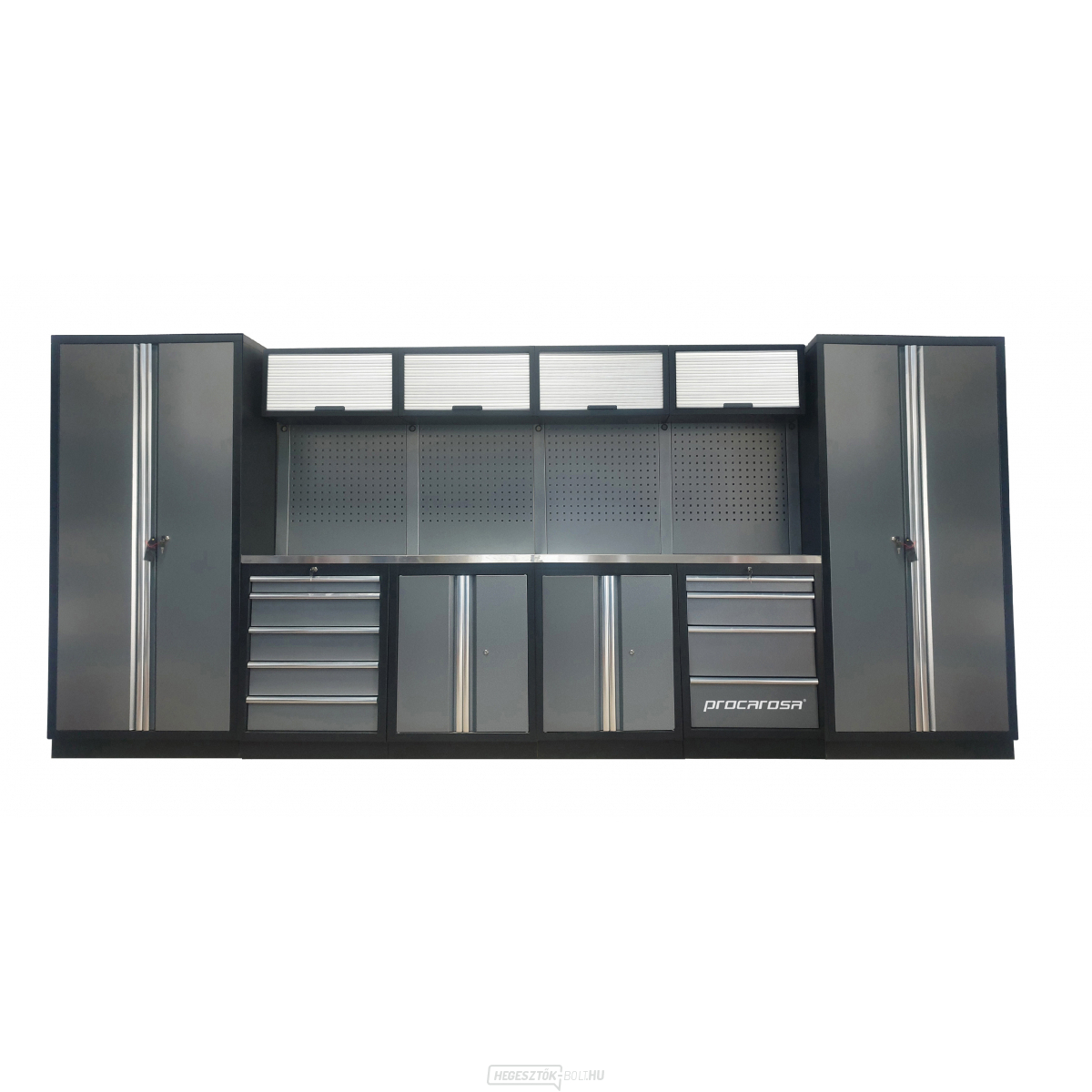 PROCAROSA PROFESSIONAL XXL-1 MUNKABÚTOR ÖSSZETÉTEL Munkalap: rozsdamentes acél, Súly: 413,9 kg