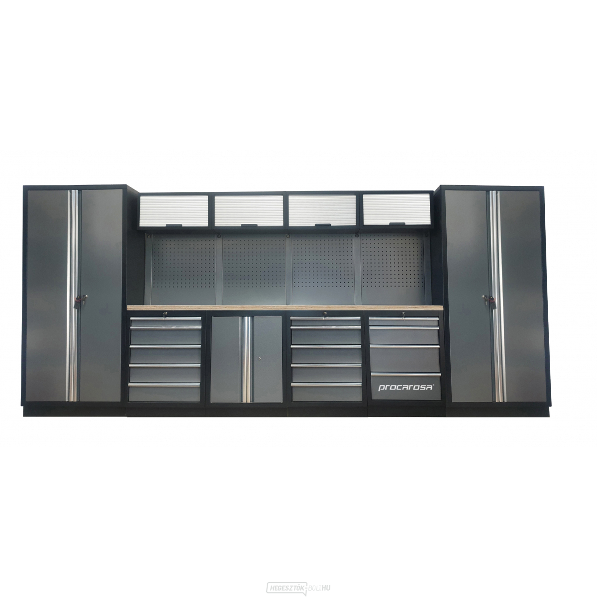 PROCAROSA PROFESSIONAL XXL-5 MUNKÁSBÚTOR ÖSSZESÍTÉSE Munkalap: fa, Súly: 417,8 kg