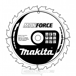 Makita B-08159 - fűrészlap 165x20mm 10T