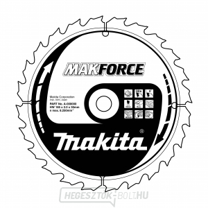 Makita B-08159 - fűrészlap 165x20mm 10T Makita B-08159 - fűrészlap 165x20mm 10T