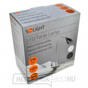 Solight LED asztali lámpa, 2.5W, 3000K, klipsz, fekete Előnézet 