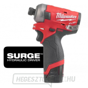 Milwaukee M12 FUEL™ SURGE™ ¼″ akkumulátoros hidraulikus ütvecsavarozó M12 FQID-202X gallery main image