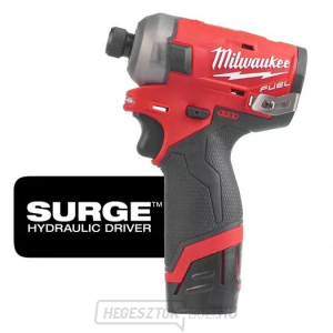 Milwaukee M12 FUEL™ SURGE™ ¼″ akkumulátoros hidraulikus ütvecsavarozó M12 FQID-202X gallery main image