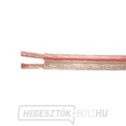 Dupla vezeték árnyékolatlan 2x1,5mm átlátszó Dupla vezeték árnyékolatlan 2x1,5mm átlátszó gallery main image