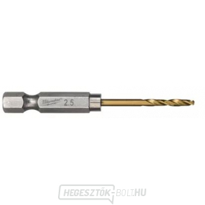 Milwaukee titán fém fúrófejek Shockwave HSS-G TiN Red Hex 2,5 mm - 2db Milwaukee titán fém fúrófejek Shockwave HSS-G TiN Red Hex 2,5 mm - 2db gallery main image