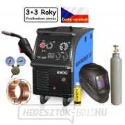 KIT 2200 Standard 4 görgős + égő + szelep + önsötétítő burkolat + spray + huzal + CO2 palack töltettel gallery main image