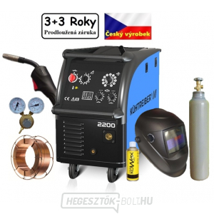 KIT 2200 Standard 4 görgős + égő + szelep + önsötétítő burkolat + spray + huzal + CO2 palack töltettel gallery main image