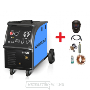 KIT 2400 Standard 4 görgős + égő + szelep + önsötétítő burkolat + spray + huzal + CO2 palack töltettel gallery main image