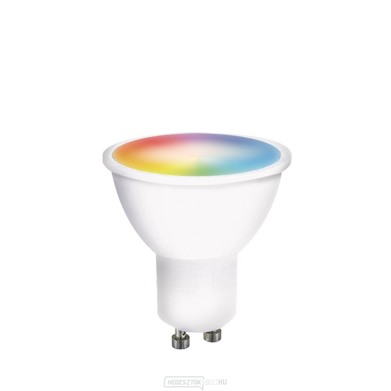 Solight LED SMART WIFI izzó, GU10, 5W, RGB, 400lm