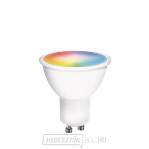 Solight LED SMART WIFI izzó, GU10, 5W, RGB, 400lm