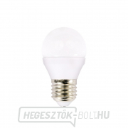 ECOLUX LED izzó 3db, miniglobe, 6W, E27, 3000K, 450lm, 3db, 3db Előnézet 